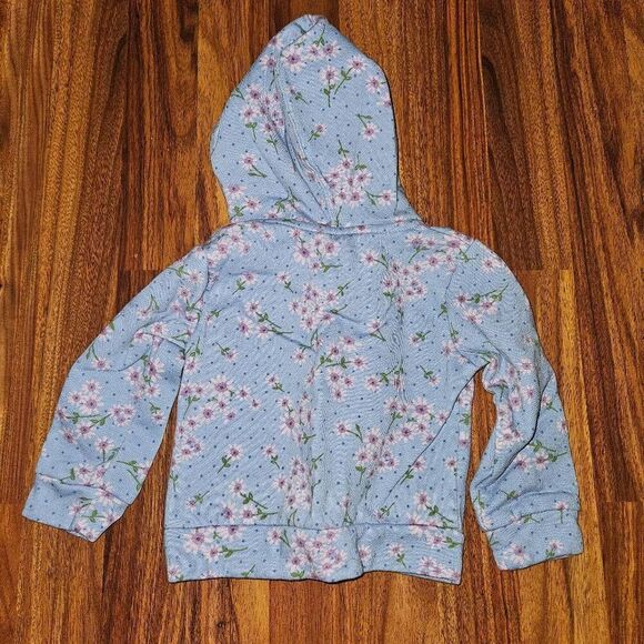 Levi's Three Piece Outfit Purple Floral Hoodie Tee and Jeans Baby Size 18 Months - Picture 8 of 8